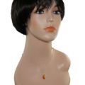 Sterling Silver and Baltic Amber Pendant "Pola"