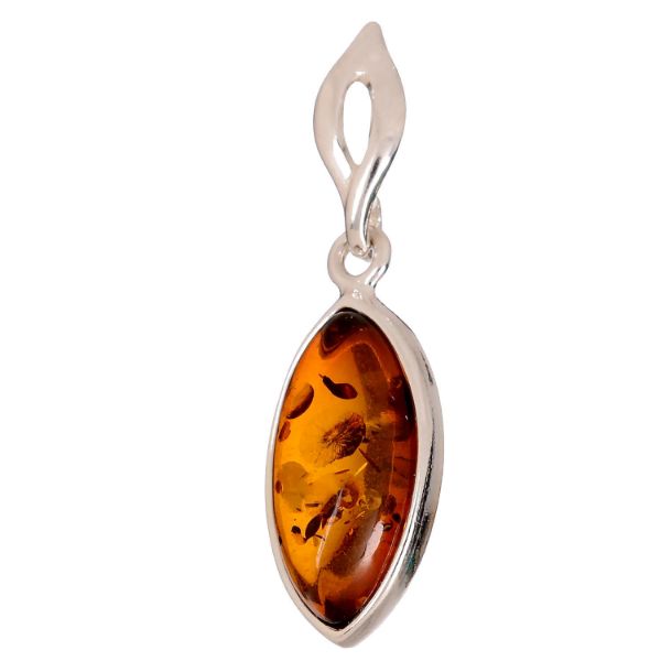 Baltic Honey Amber Pendant "Fawn"