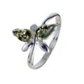butterfly ring silver