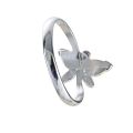 silver butterfly ring