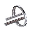 Bohemian Garnet Sterling Silver Rhodium Plated Split Bar Ring
