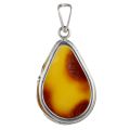 butterscotch amber pendant back