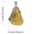 Sterling Silver and  Baltic Butterscotch Amber Pendant