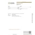 GIA gemological identification report certifying genuine Baltic amber stones for sterling silver bracelet, heat-treated orange amber cabochons with measurements and weight details