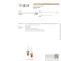 GIA Certified Sterling Silver and Baltic Multicolored Amber Earrings "April"