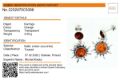 Amber Experts “Amber Identification Micro Report” certificate for Baltic amber (succinite) earrings, showing report number, orange transparent color, weight 3.69 g, treated classification, dated 07.02.2022 in Gdańsk, Poland, with QR code and earring photo.