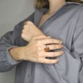 amber gemstone ring model