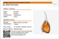 "Amber Experts identification micro report for Madison Baltic honey amber pendant in 925 sterling silver showing certificate details, weight 2.82 g, Baltic amber succinite verification from Gdańsk Poland"