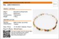 Amber Identification Micro Report certificate for genuine Baltic multicolor amber bracelet, issued in Gdańsk Poland by Amber Experts laboratory, confirming Baltic amber (succinite) authenticity