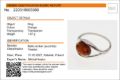 silver ring amber certified
