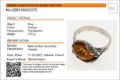 Sterling Silver and Baltic Honey Amber Ring "Katharina"