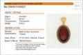 brown amber pendant certified