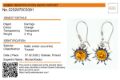 honey amber earrings certified