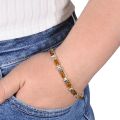 Sterling Silver and Honey Baltic  Amber  Bracelet " Petra", Amber Jewelry Collection