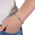 Multicolor Baltic Amber Bracelet in Sterling Silver