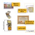 Multicolor Baltic Amber Stud Earrings in Sterling Silver