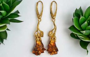 Amber Earrings