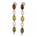 genuine Baltic amber earrings