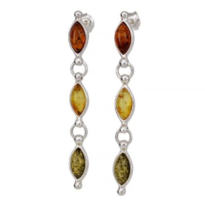 genuine Baltic amber earrings