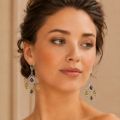 Sterling Silver and Baltic Multicolored Amber Earrings "Fay"