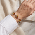"Kayla" Baltic Amber Bracelet in Sterling Silver