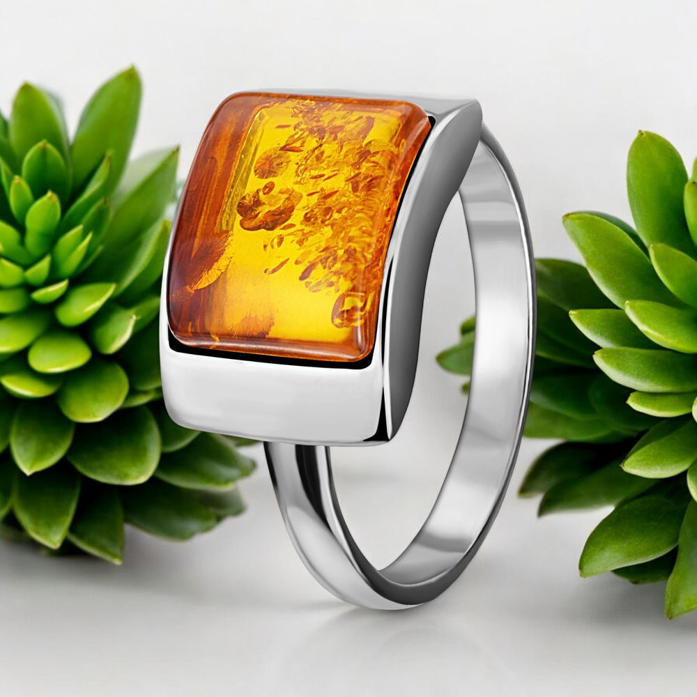 Amber ring
